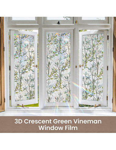 Película de Privacidad para Ventanas ADD.HERES Vineman Verde 75x200cm