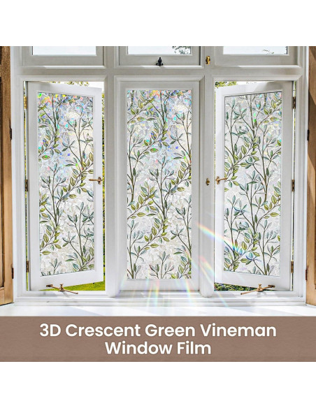 Película de Privacidad para Ventanas ADD.HERES Vineman Verde 75x200cm
