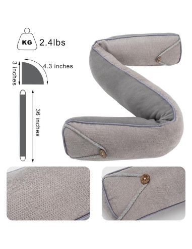 Tope de Draft Gris Fivebop 96.52 cm Bloqueador de Ruido