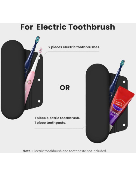 Funda de Viaje para Cepillo de Dientes Eléctrico iTOKGOK - Silicona Negra