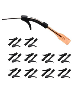 Sujetadores de Gafas Antideslizantes LVVFIT - 10 Pares Mini Silicona