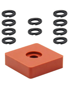 10 Juegos de Clips de Retención para Llave de Impacto 1/2" GnDaYoug 2