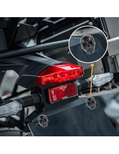 Tornillos Antirrobo para Placa de Licencia Temzzer 4 PCS Negro 2