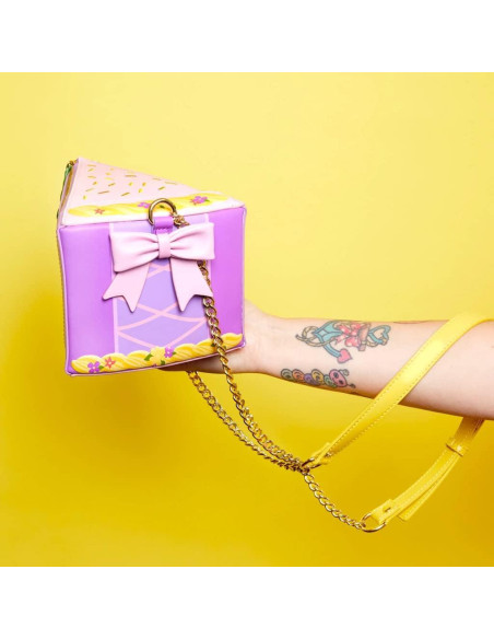 Bolso Cruzado Loungefly Disney Rapunzel Pastel 24x15cm
