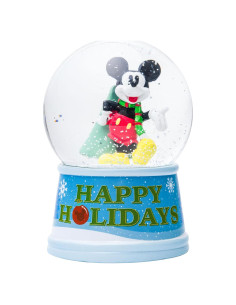 Globo de Nieve Iluminado Mickey Mouse Silver Buffalo 15.2cm