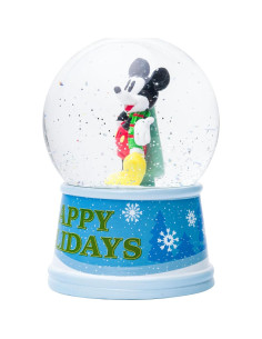 Globo de Nieve Iluminado Mickey Mouse Silver Buffalo 15.2cm 2