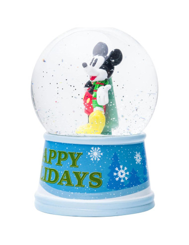 Globo de Nieve Iluminado Mickey Mouse Silver Buffalo 15.2cm