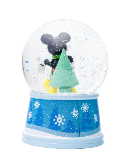 Globo de Nieve Iluminado Mickey Mouse Silver Buffalo 15.2cm