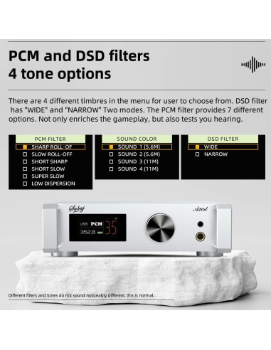Decodificador y Amplificador SABAJ A20d 2023 MQA Bluetooth 5.0