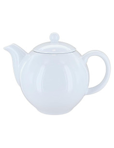 Tetera Grande de Cerámica Blue Rose Miko Azul 1.65L Hecha a Mano