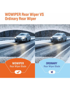 Hoja de Limpiaparabrisas Trasera WOWIPER 25.4 cm para Toyota RAV4 2013-2018 2