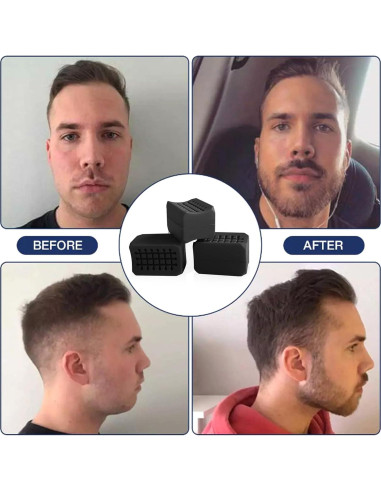 6 Piezas Ejercitadores de Mandíbula HERAON para Doble Papada