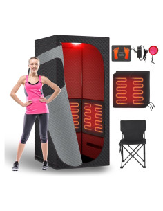 Sauna Infrarroja Lejana Portátil Fulove 1.8m x 0.9m