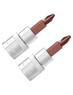 Juego de 2 Puntas Phillips PH2 FOCMKEAS 48mm Acero S2