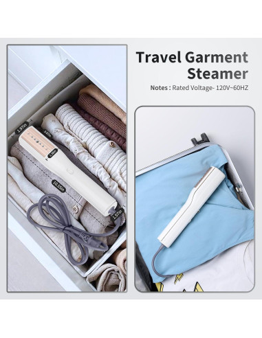 Plancha de Vapor Portátil Looptop GJ101 900W 50ml 120V