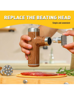 Ablandador de Carne Eléctrico Inalámbrico Kasidisio N-09 2