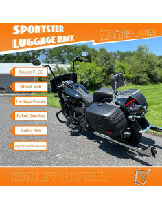 Portaequipajes Sissy Bar Eumti para Harley Softail 2018-2024 2