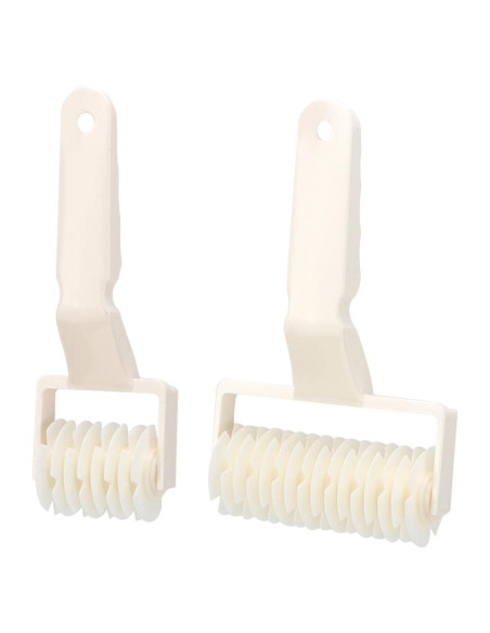 2 Selladores de Masa Agatige, Rodillo Cortador para Galletas y Tartas