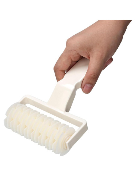 2 Selladores de Masa Agatige, Rodillo Cortador para Galletas y Tartas