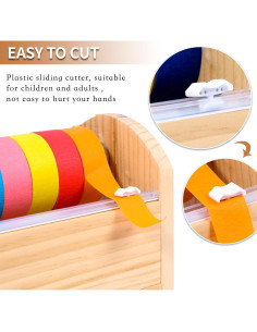 Dispensador de Cinta Adhesiva Niyanghome Cortador Deslizante 24.9cm 2