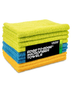 Paquete de 10 Toallas de Microfibra VIKING 30x40 cm Multiusos