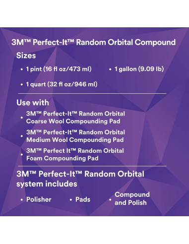 Compuesto de Corte Rápido 3M Perfect-It 34130 0.47L Automotriz