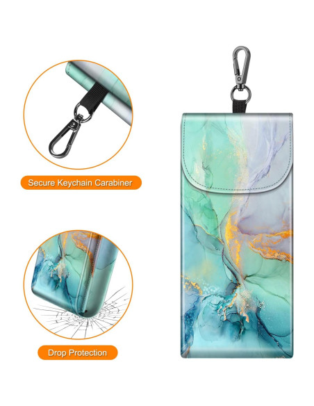 Funda Doble para Gafas Fintie con Gancho y Paños de Limpieza