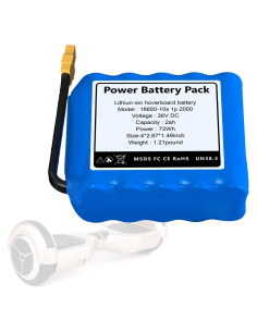 Batería Recargable 36V 2Ah para Hoverboard Langbai