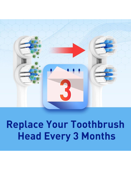 Cabezas de cepillo de dientes Spinbrush Pro Clean/Whiten - 8 Piezas