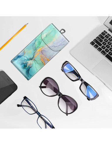 Funda Doble para Gafas Fintie con Gancho y Paños de Limpieza