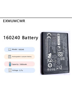 Batería de Reemplazo 160240 para Auriculares SteelSeries Arctis Pro 1000mAh 3.7V 2