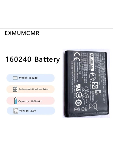 Batería de Reemplazo 160240 para Auriculares SteelSeries Arctis Pro 1000mAh 3.7V