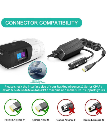 Adaptador de Corriente CC Resmed AirSense 11 65W 12V-24V
