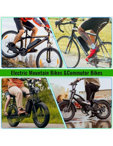 Batería de Litio 48V 12.5Ah CXZCXZ para Bicicletas Eléctricas