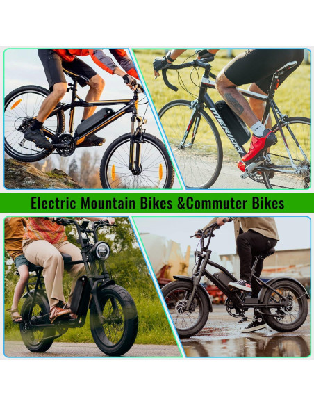 Batería de Litio 48V 12.5Ah CXZCXZ para Bicicletas Eléctricas