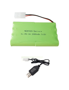 Batería Recargable NiMH 9.6V 2000mAh Tamiya para Coche RC