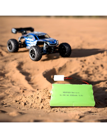 Batería Recargable NiMH 9.6V 2000mAh Tamiya para Coche RC