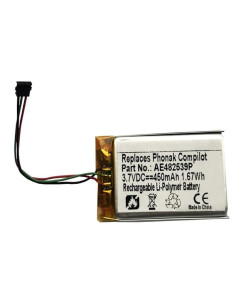 Batería de Reemplazo 450mAh MPF para Phonak Compilot