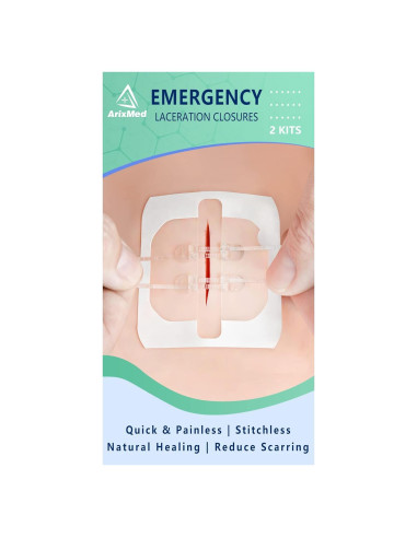 Dispositivo de Cierre de Heridas ArixMed - Kit de Emergencia (2 Set)