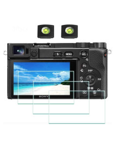 Protector de Pantalla 9H y Cubierta de Zapata Fría Sony A6000