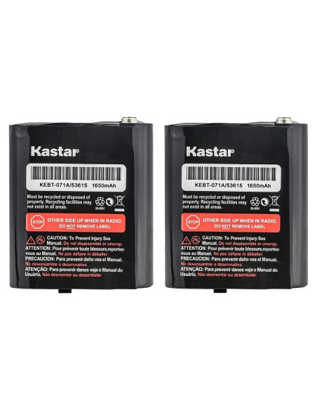 Batería Recargable Kastar 2-Pack para Walkie Talkies Motorola