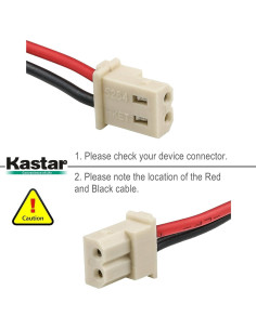 Baterías Kastar 2-Pack 1000mAh para Monitor de Bebé Motorola 2