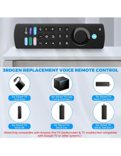 Control Remoto de Voz Feeona para Smart TV 4K y Cube 2