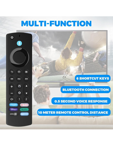 Control Remoto de Voz Feeona para Smart TV 4K y Cube