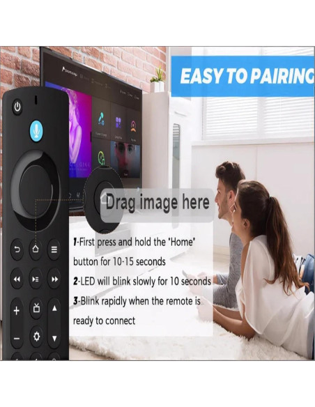 Control Remoto de Voz Feeona para Smart TV 4K y Cube