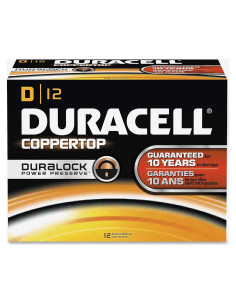 Baterías D Duracell CopperTop 1.5V - 1.68 kg