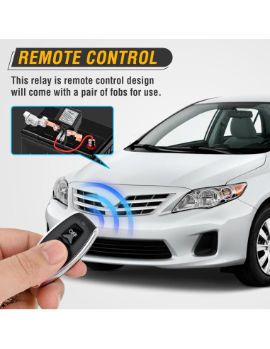 Interruptor de Desconexión de Batería Remota Nilight 200A 12V