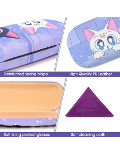 Funda Dura para Gafas PERFECTSIGHT Floral 16x6x3.5cm 2