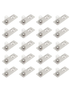 20 Placas de Contacto de Resorte para Baterías AA Skweawert