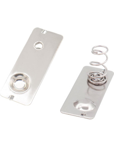 20 Placas de Contacto de Resorte para Baterías AA Skweawert